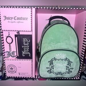 Juicy couture backpack bundle set